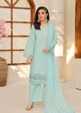 Ziva By Schick Embroidered Doriya Lawn 3 Piece Unstitched Suit SDH26ZEBJ D-04
