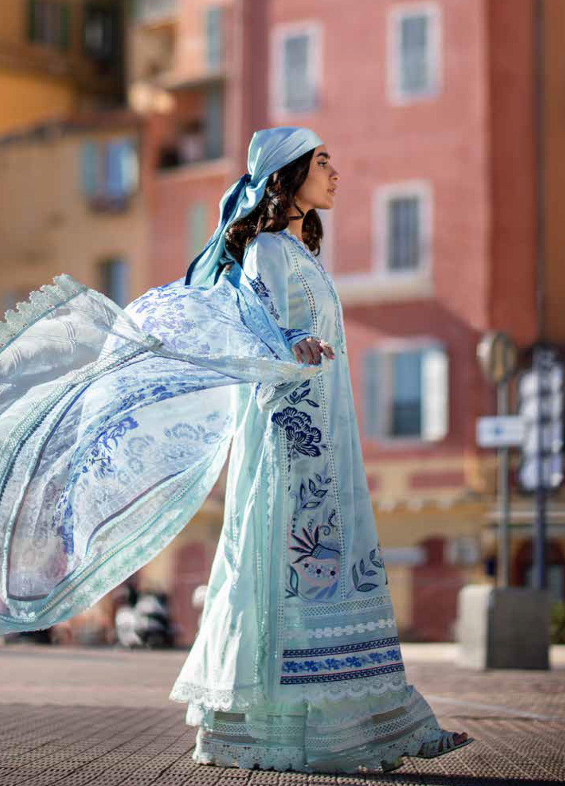 Zoha By Ansab Jahangir Embroidered Lawn 3 Piece Unstitched Suit AJ25Z D-04 BLUE BELL Zoha By Ansab Jahangir Embroidered Lawn 3 Piece Unstitched Suit AJ25Z D-04 BLUE BELL