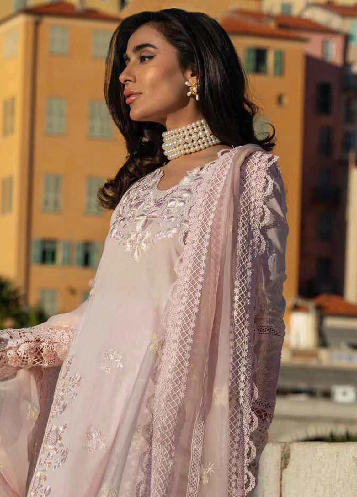 Zoha By Ansab Jahangir Embroidered Lawn 3 Piece Unstitched Suit AJ25Z D-08 PINK LADY APPLET Zoha By Ansab Jahangir Embroidered Lawn 3 Piece Unstitched Suit AJ25Z D-08 PINK LADY APPLET