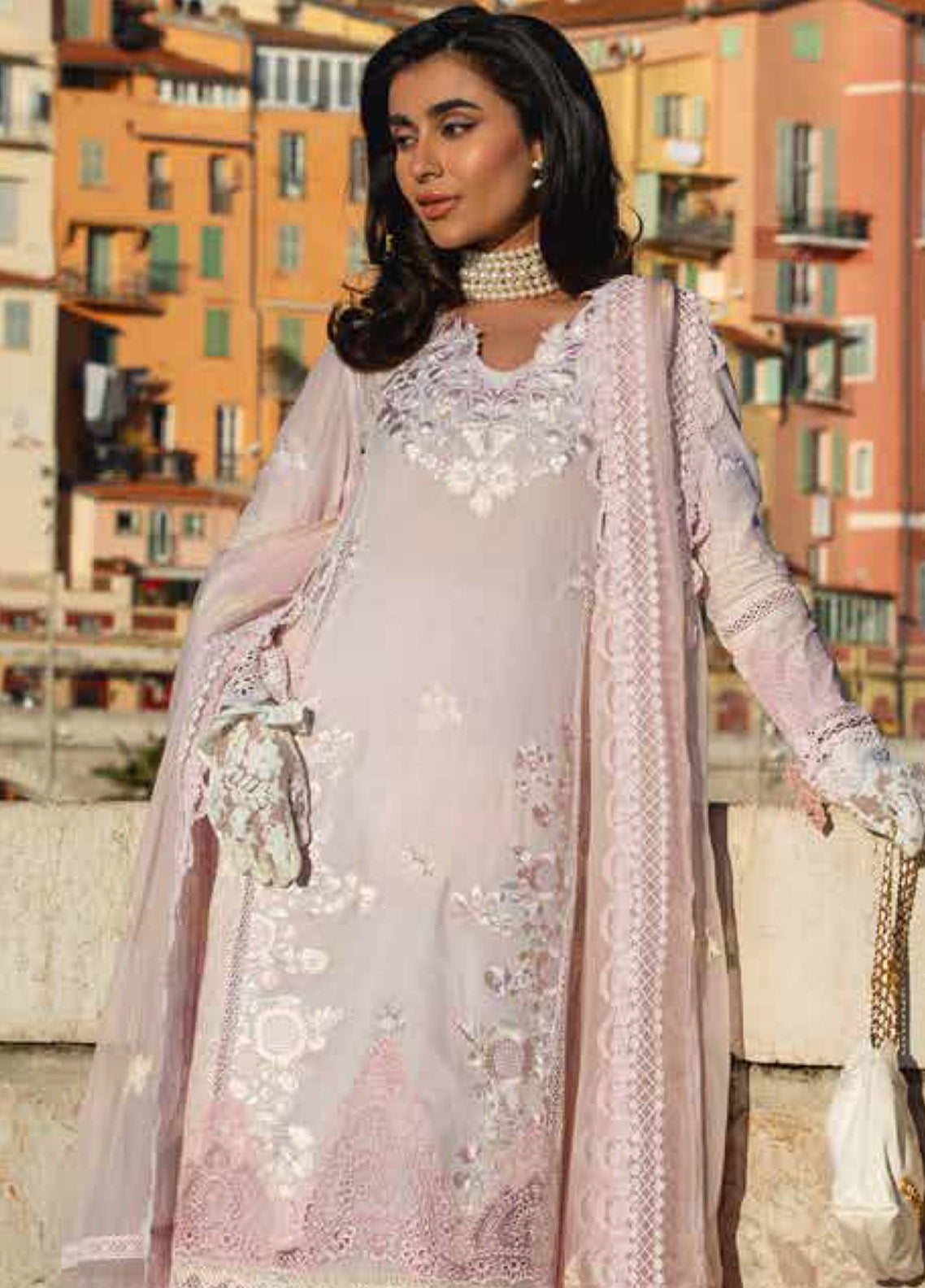 Zoha By Ansab Jahangir Embroidered Lawn 3 Piece Unstitched Suit AJ25Z D-08 PINK LADY APPLET Zoha By Ansab Jahangir Embroidered Lawn 3 Piece Unstitched Suit AJ25Z D-08 PINK LADY APPLET