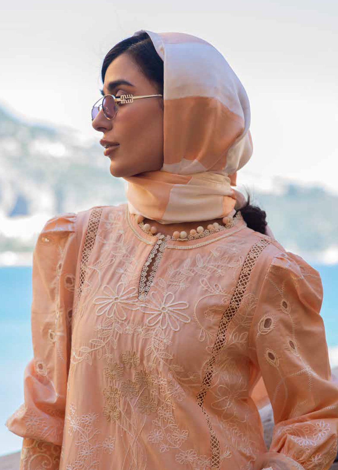 Zoha By Ansab Jahangir Embroidered Lawn 3 Piece Unstitched Suit AJ25Z D-09 ALLURING APRICOT Zoha By Ansab Jahangir Embroidered Lawn 3 Piece Unstitched Suit AJ25Z D-09 ALLURING APRICOT