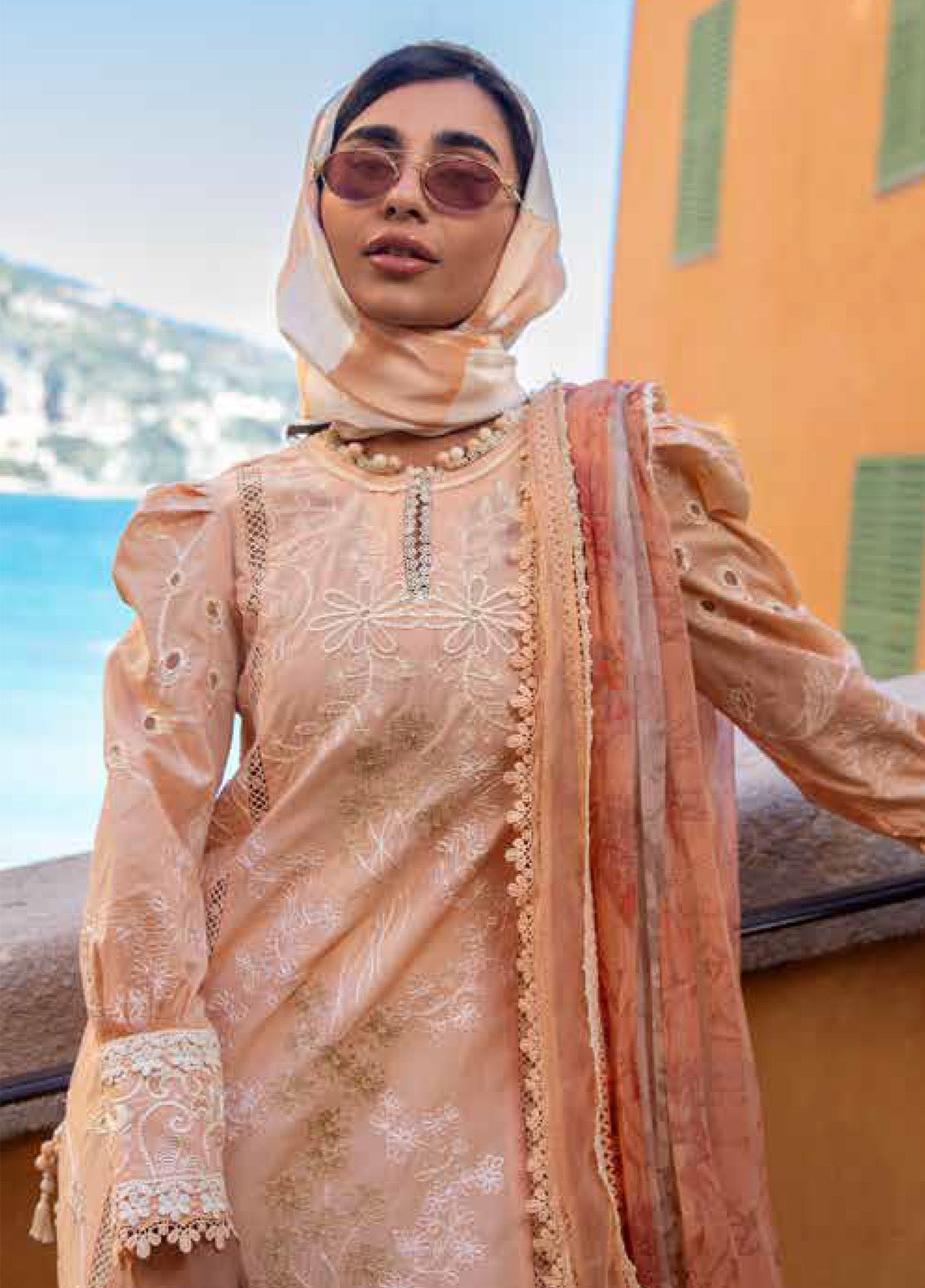 Zoha By Ansab Jahangir Embroidered Lawn 3 Piece Unstitched Suit AJ25Z D-09 ALLURING APRICOT Zoha By Ansab Jahangir Embroidered Lawn 3 Piece Unstitched Suit AJ25Z D-09 ALLURING APRICOT