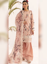 Zohra By Motifz Embroidered Lawn 3 Piece Unstitched Suit MT25FE D-5378 SHAZANA
