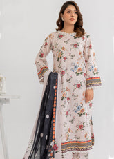Zohra By Motifz Printed Lawn 3 Piece Unstitched Suit MT24Z D-10