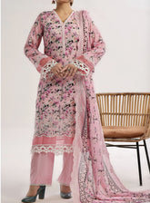 Zynah By VS Textile Chikankari Lawn 3 Piece Unstitched Suit VS24CL D-334