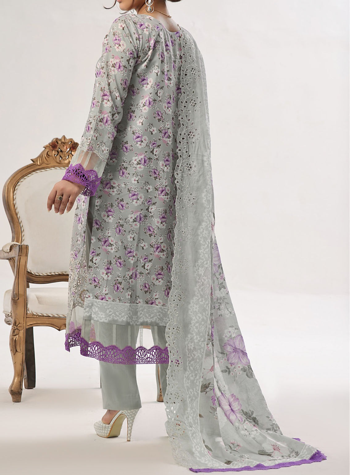 Zynah By VS Textile Chikankari Lawn 3 Piece Unstitched Suit VS24CL D-336 Zynah By VS Textile Chikankari Lawn 3 Piece Unstitched Suit VS24CL D-336