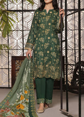 Zynah By VS Textile Digital Chikankari Lawn 3 Piece Unstitched Suit VS24ZDCLV1 D-75