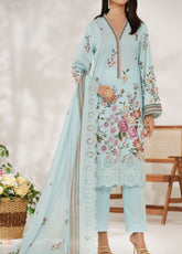 Zynah By VS Textile Premium Chikankari Lawn 3 Piece Unstitched Suit VS26ZPCV1 D-682