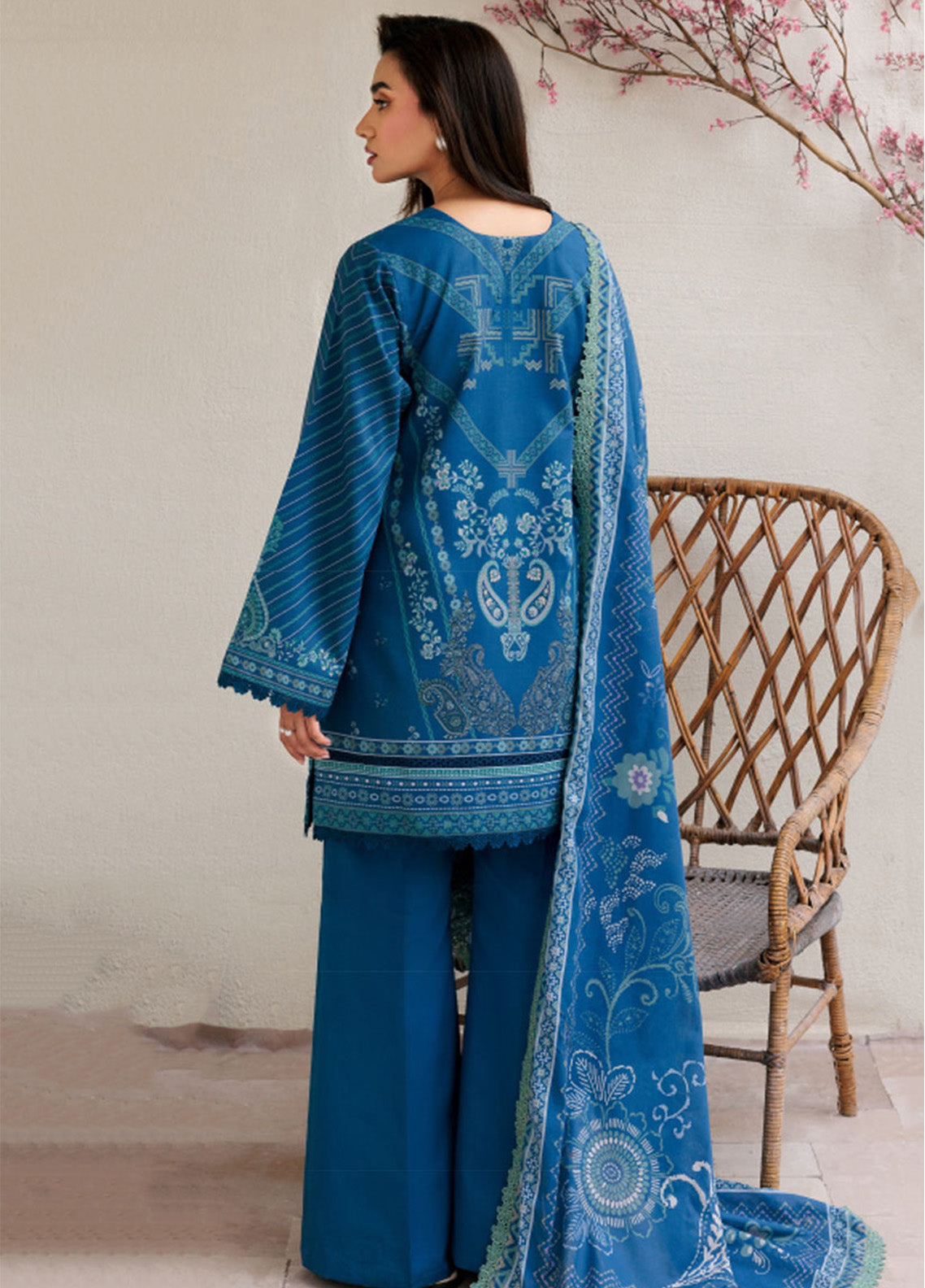 Zync By Florent Digital Printed Lawn 3 Piece Unstitched Suit FL25ZDWV3 D-1A Zync By Florent Digital Printed Lawn 3 Piece Unstitched Suit FL25ZDWV3 D-1A