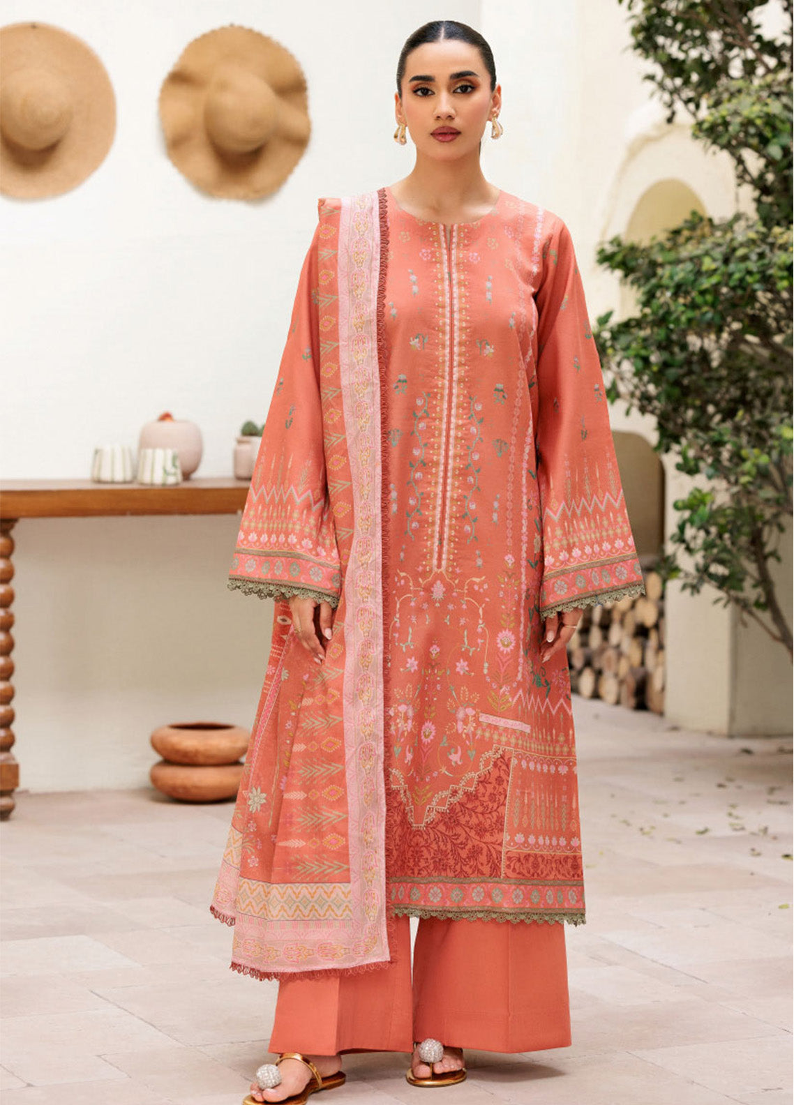 Zync By Florent Digital Printed Lawn 3 Piece Unstitched Suit FL25ZDWV3 D-3B Zync By Florent Digital Printed Lawn 3 Piece Unstitched Suit FL25ZDWV3 D-3B