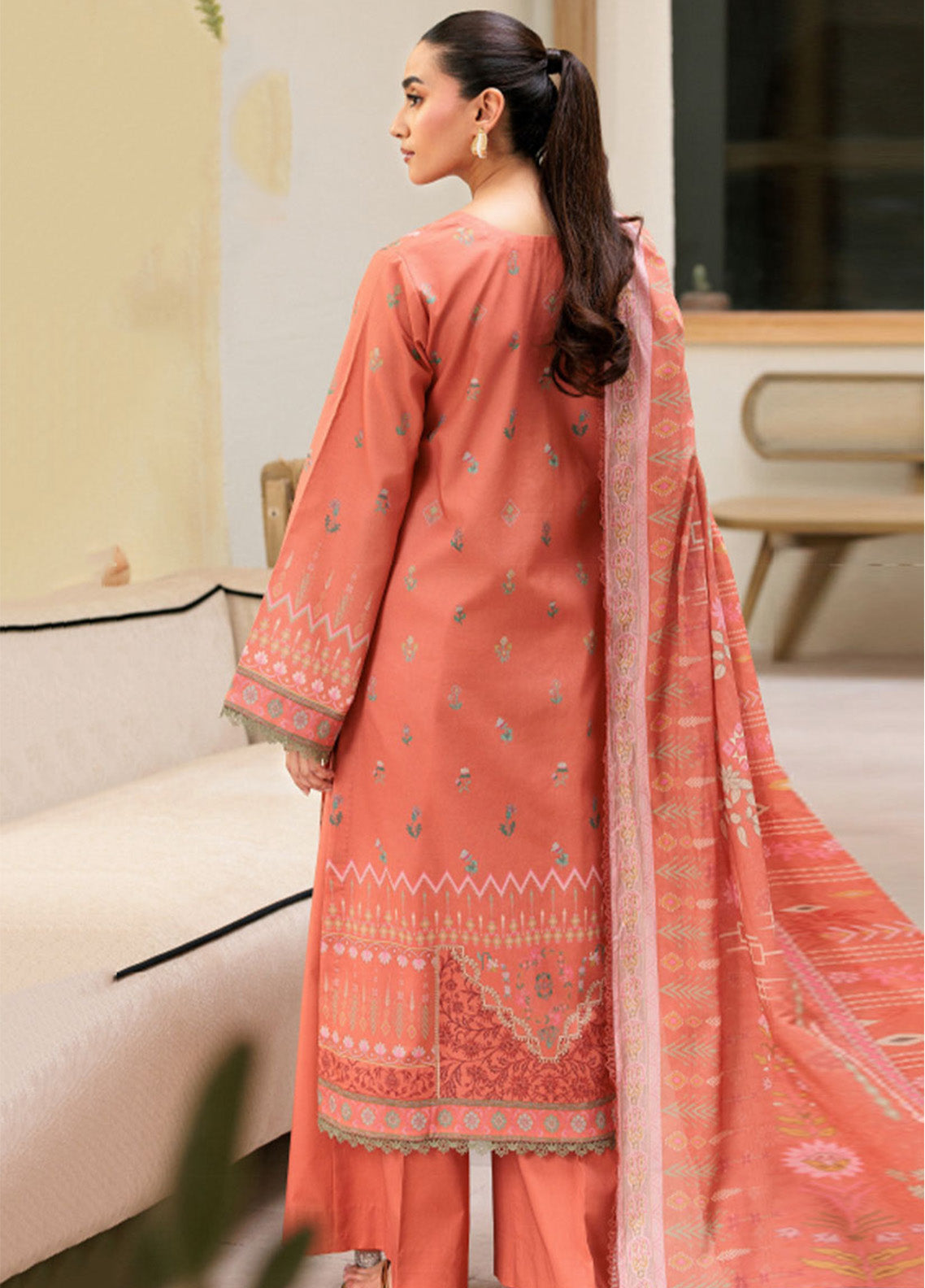 Zync By Florent Digital Printed Lawn 3 Piece Unstitched Suit FL25ZDWV3 D-3B Zync By Florent Digital Printed Lawn 3 Piece Unstitched Suit FL25ZDWV3 D-3B