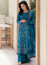 Zync By Florent Digital Printed Lawn 3 Piece Unstitched Suit FL25ZDWV3 D-4A