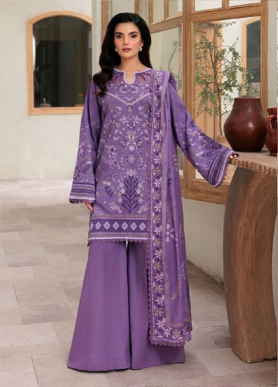 Zync By Florent Digital Printed Lawn 3 Piece Unstitched Suit FL25ZDWV3 D-4B Zync By Florent Digital Printed Lawn 3 Piece Unstitched Suit FL25ZDWV3 D-4B