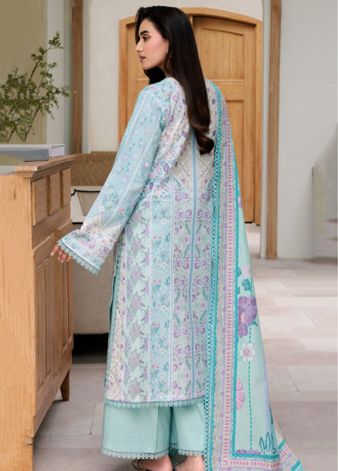 Zync By Florent Digital Printed Lawn 3 Piece Unstitched Suit FL25ZDWV3 D-5A Zync By Florent Digital Printed Lawn 3 Piece Unstitched Suit FL25ZDWV3 D-5A