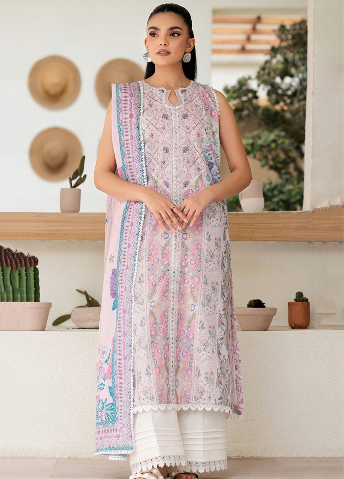 Zync By Florent Digital Printed Lawn 3 Piece Unstitched Suit FL25ZDWV3 D-5B Zync By Florent Digital Printed Lawn 3 Piece Unstitched Suit FL25ZDWV3 D-5B