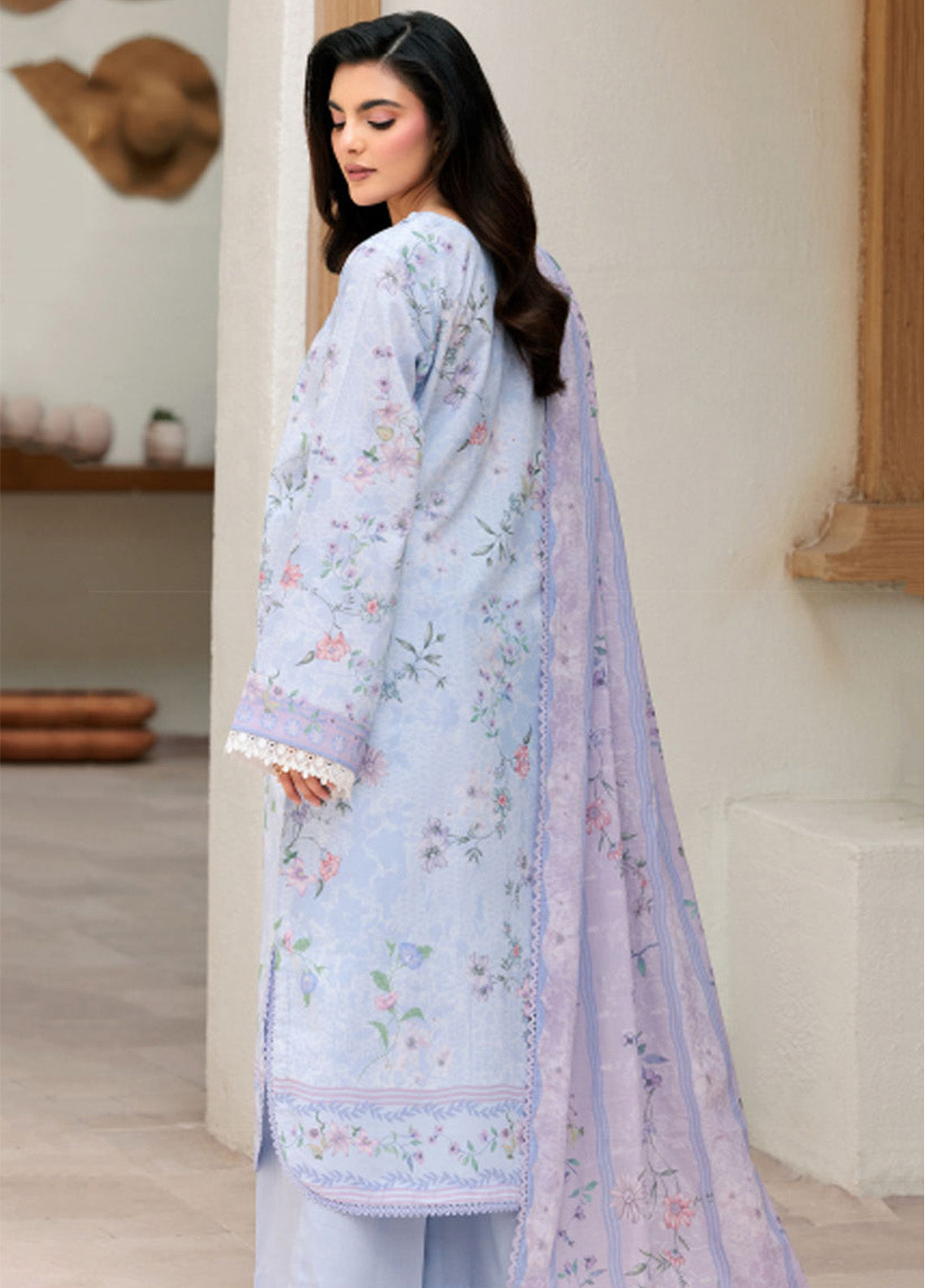 Zync By Florent Digital Printed Lawn 3 Piece Unstitched Suit FL25ZDWV3 D-6B Zync By Florent Digital Printed Lawn 3 Piece Unstitched Suit FL25ZDWV3 D-6B