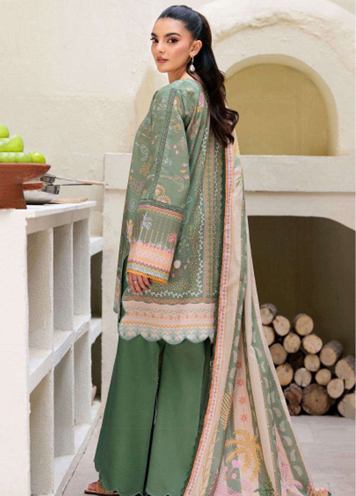 Zync By Florent Digital Printed Lawn 3 Piece Unstitched Suit FL25ZDWV3 D-9B Zync By Florent Digital Printed Lawn 3 Piece Unstitched Suit FL25ZDWV3 D-9B