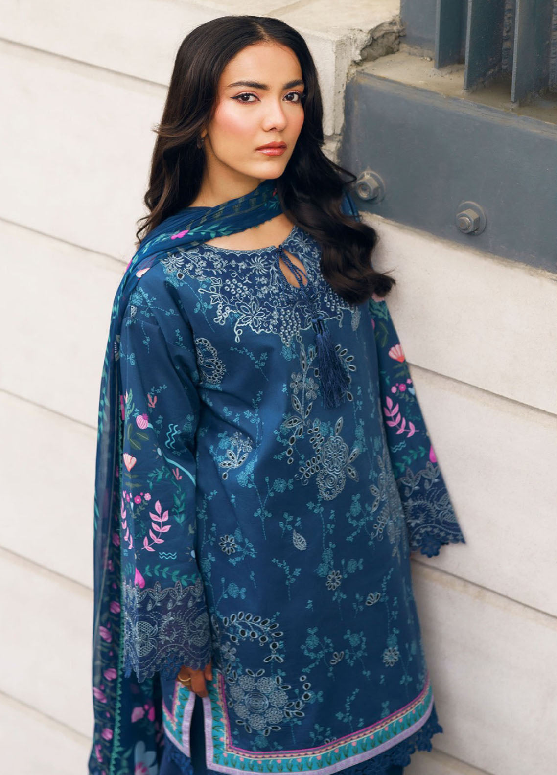 Zync By Florent Embroidered Lawn 3 Piece Unstitched Suit FL26ZSEV2 D-1A Zync By Florent Embroidered Lawn 3 Piece Unstitched Suit FL26ZSEV2 D-1A