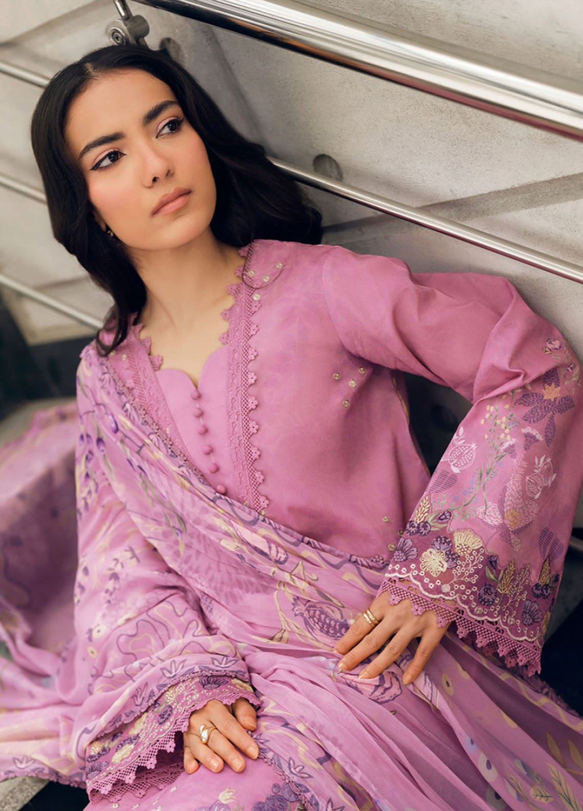 Zync By Florent Embroidered Lawn 3 Piece Unstitched Suit FL26ZSEV2 D-2A Zync By Florent Embroidered Lawn 3 Piece Unstitched Suit FL26ZSEV2 D-2A