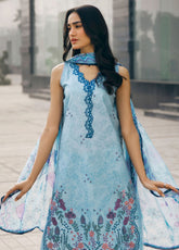 Zync By Florent Embroidered Lawn 3 Piece Unstitched Suit FL26ZSEV2 D-2B