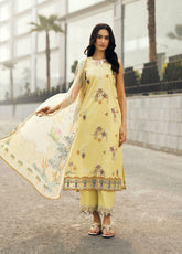 Zync By Florent Embroidered Lawn 3 Piece Unstitched Suit FL26ZSEV2 D-4A