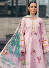 Zync By Florent Embroidered Lawn 3 Piece Unstitched Suit FL26ZSEV2 D-4B