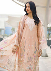 Zync By Florent Embroidered Lawn 3 Piece Unstitched Suit FL26ZSEV2 D-7A