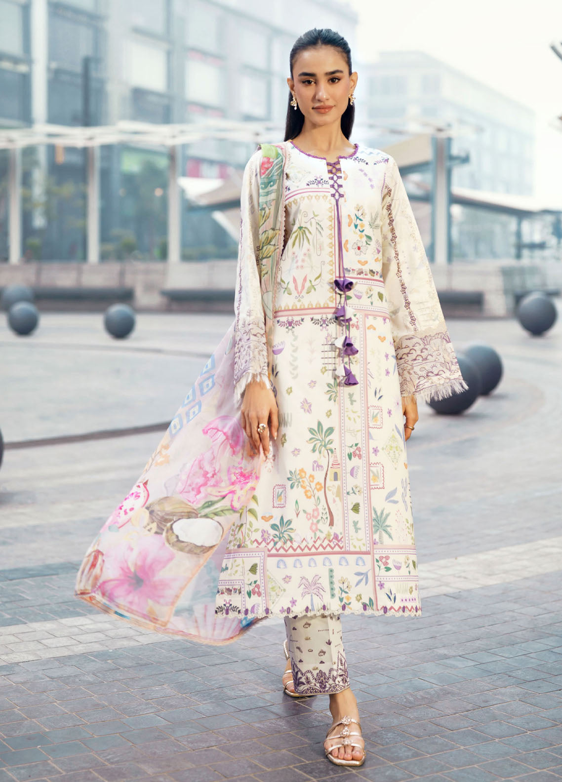 Zync By Florent Embroidered Lawn 3 Piece Unstitched Suit FL26ZSEV2 D-9A Zync By Florent Embroidered Lawn 3 Piece Unstitched Suit FL26ZSEV2 D-9A