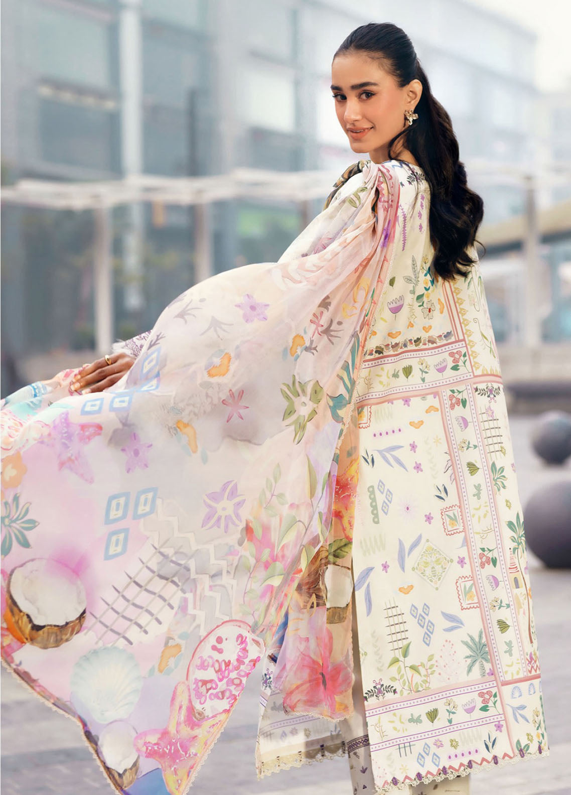 Zync By Florent Embroidered Lawn 3 Piece Unstitched Suit FL26ZSEV2 D-9A Zync By Florent Embroidered Lawn 3 Piece Unstitched Suit FL26ZSEV2 D-9A