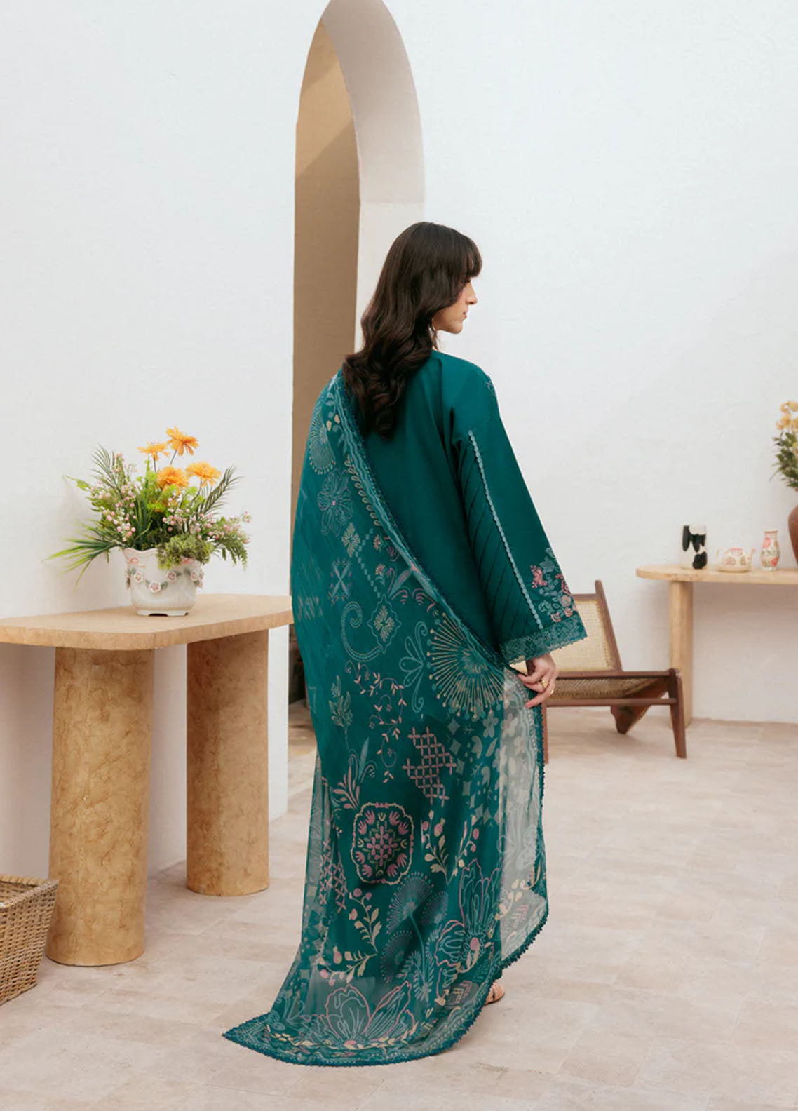 Zync By Florent Luxury Embroidered Lawn 3 Piece Unstitched Suit FL26ZLL D-FZ-1A Zync By Florent Luxury Embroidered Lawn 3 Piece Unstitched Suit FL26ZLL D-FZ-1A