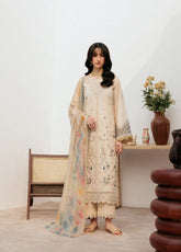 Zync By Florent Luxury Embroidered Lawn 3 Piece Unstitched Suit FL26ZLL D-FZ-3A