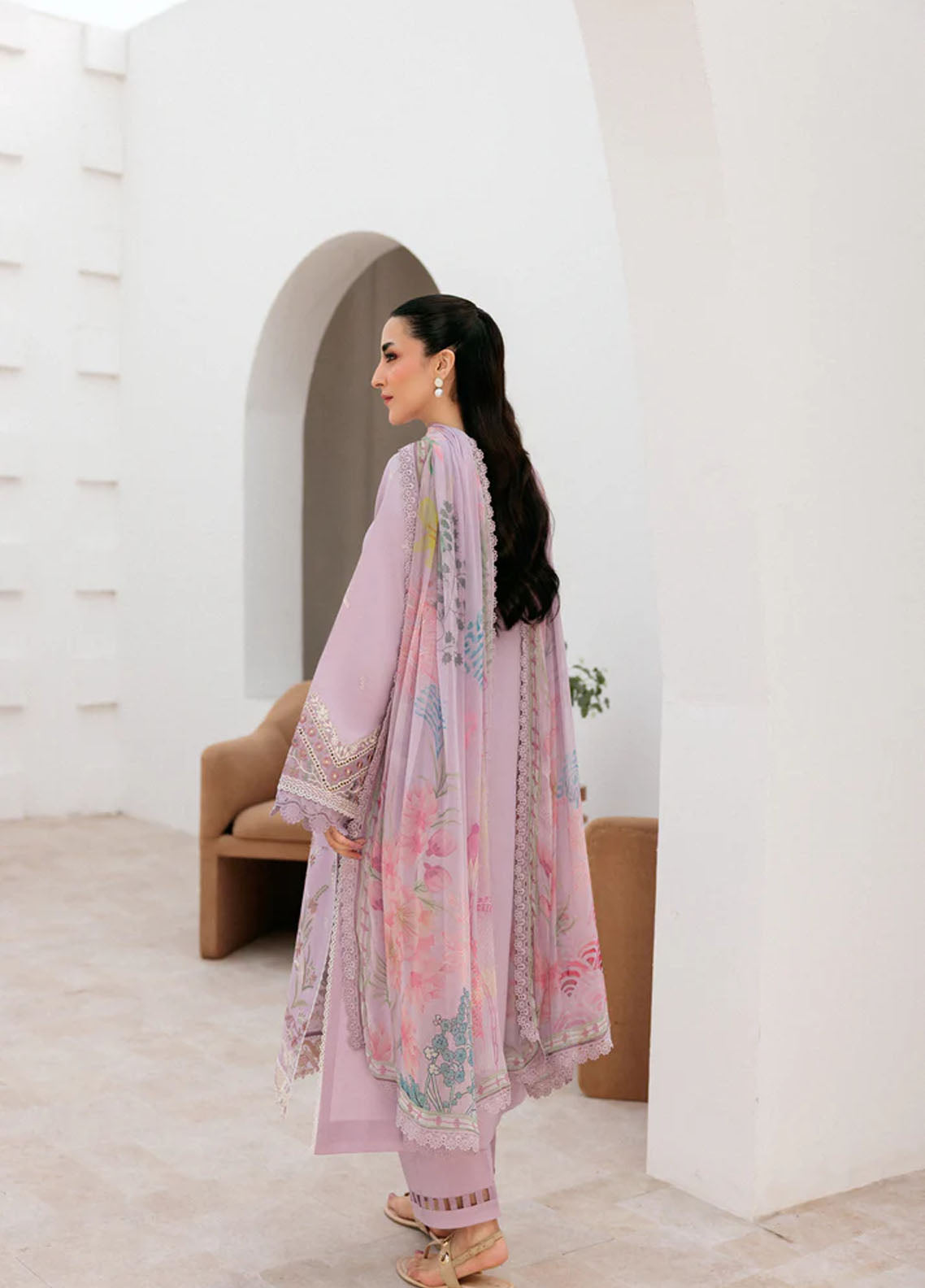 Zync By Florent Luxury Embroidered Lawn 3 Piece Unstitched Suit FL26ZLL D-FZ-3B Zync By Florent Luxury Embroidered Lawn 3 Piece Unstitched Suit FL26ZLL D-FZ-3B