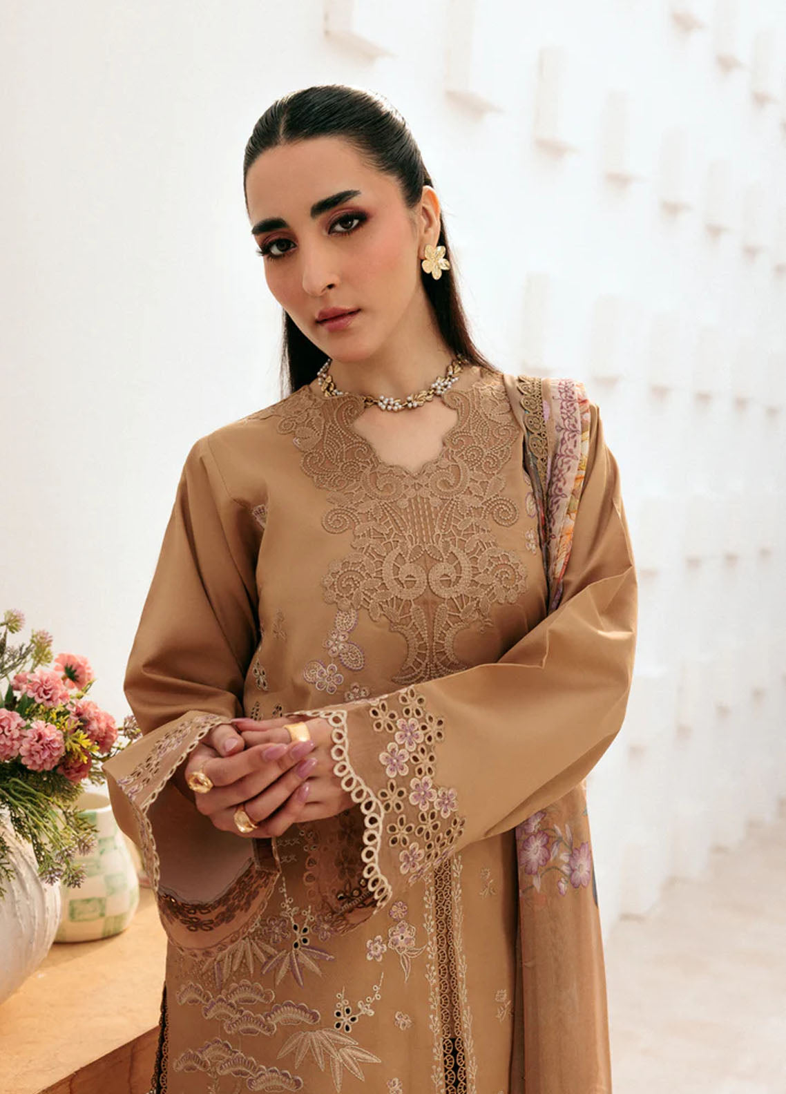 Zync By Florent Luxury Embroidered Lawn 3 Piece Unstitched Suit FL26ZLL D-FZ-7B Zync By Florent Luxury Embroidered Lawn 3 Piece Unstitched Suit FL26ZLL D-FZ-7B