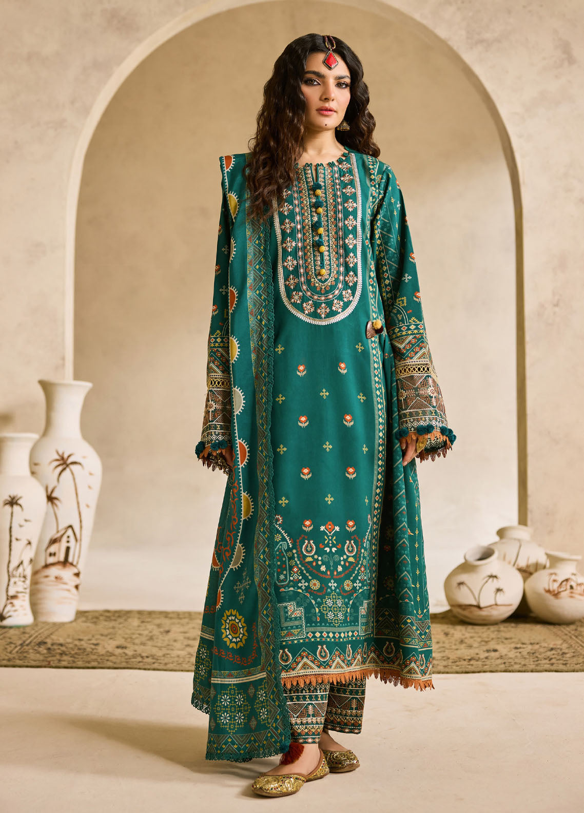 Zync By Florent One Nation Embroidered Linen 3 Piece Unstitched Suit FL25ZONWV1 D-FON-1B Zync By Florent One Nation Embroidered Linen 3 Piece Unstitched Suit FL25ZONWV1 D-FON-1B