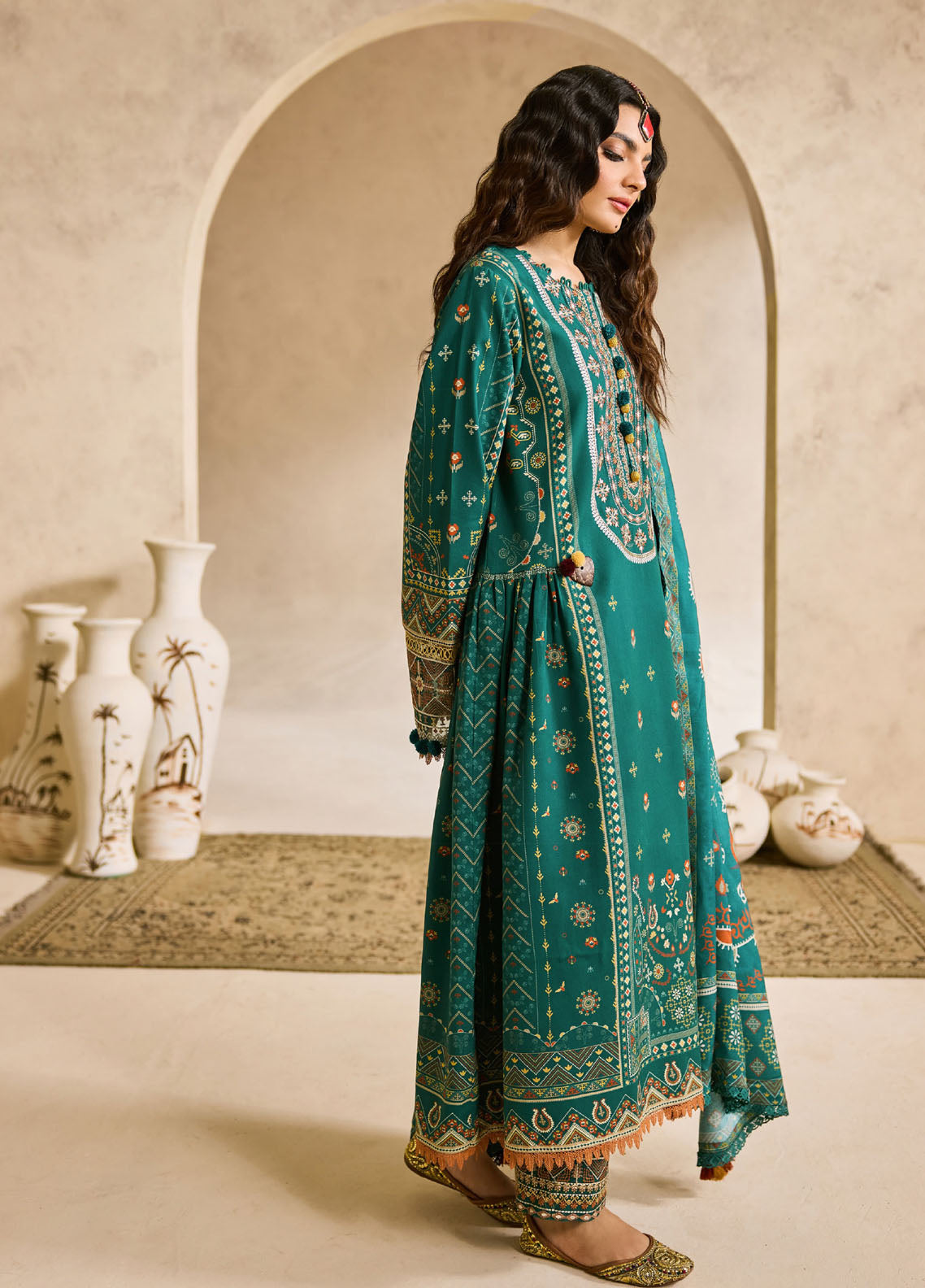 Zync By Florent One Nation Embroidered Linen 3 Piece Unstitched Suit FL25ZONWV1 D-FON-1B Zync By Florent One Nation Embroidered Linen 3 Piece Unstitched Suit FL25ZONWV1 D-FON-1B