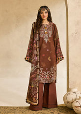 Zync By Florent One Nation Embroidered Linen 3 Piece Unstitched Suit FL25ZONWV1 D-FON-2B