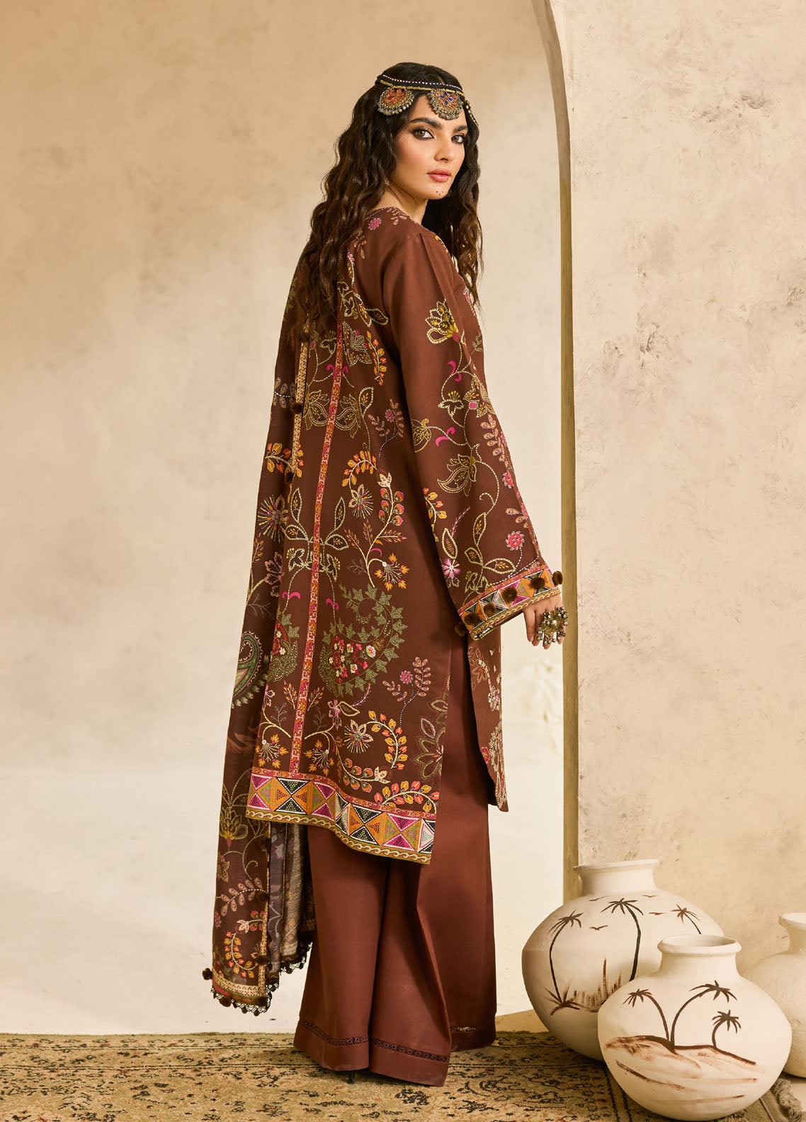 Zync By Florent One Nation Embroidered Linen 3 Piece Unstitched Suit FL25ZONWV1 D-FON-2B Zync By Florent One Nation Embroidered Linen 3 Piece Unstitched Suit FL25ZONWV1 D-FON-2B