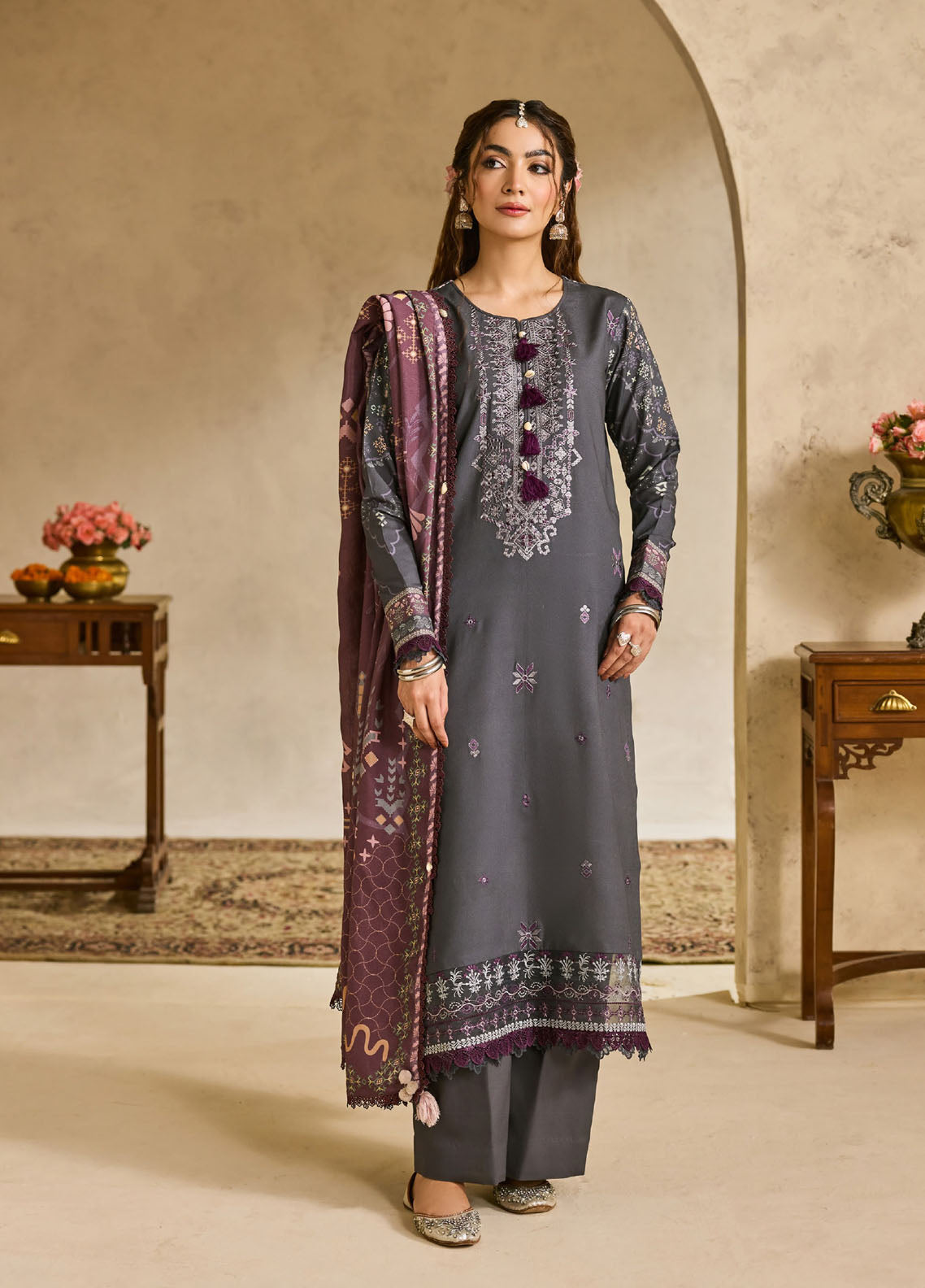 Zync By Florent One Nation Embroidered Linen 3 Piece Unstitched Suit FL25ZONWV1 D-FON-3A Zync By Florent One Nation Embroidered Linen 3 Piece Unstitched Suit FL25ZONWV1 D-FON-3A