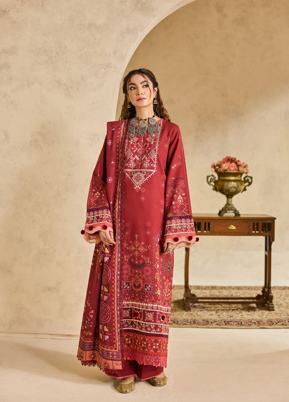 Zync By Florent One Nation Embroidered Linen 3 Piece Unstitched Suit FL25ZONWV1 D-FON-4A Zync By Florent One Nation Embroidered Linen 3 Piece Unstitched Suit FL25ZONWV1 D-FON-4A