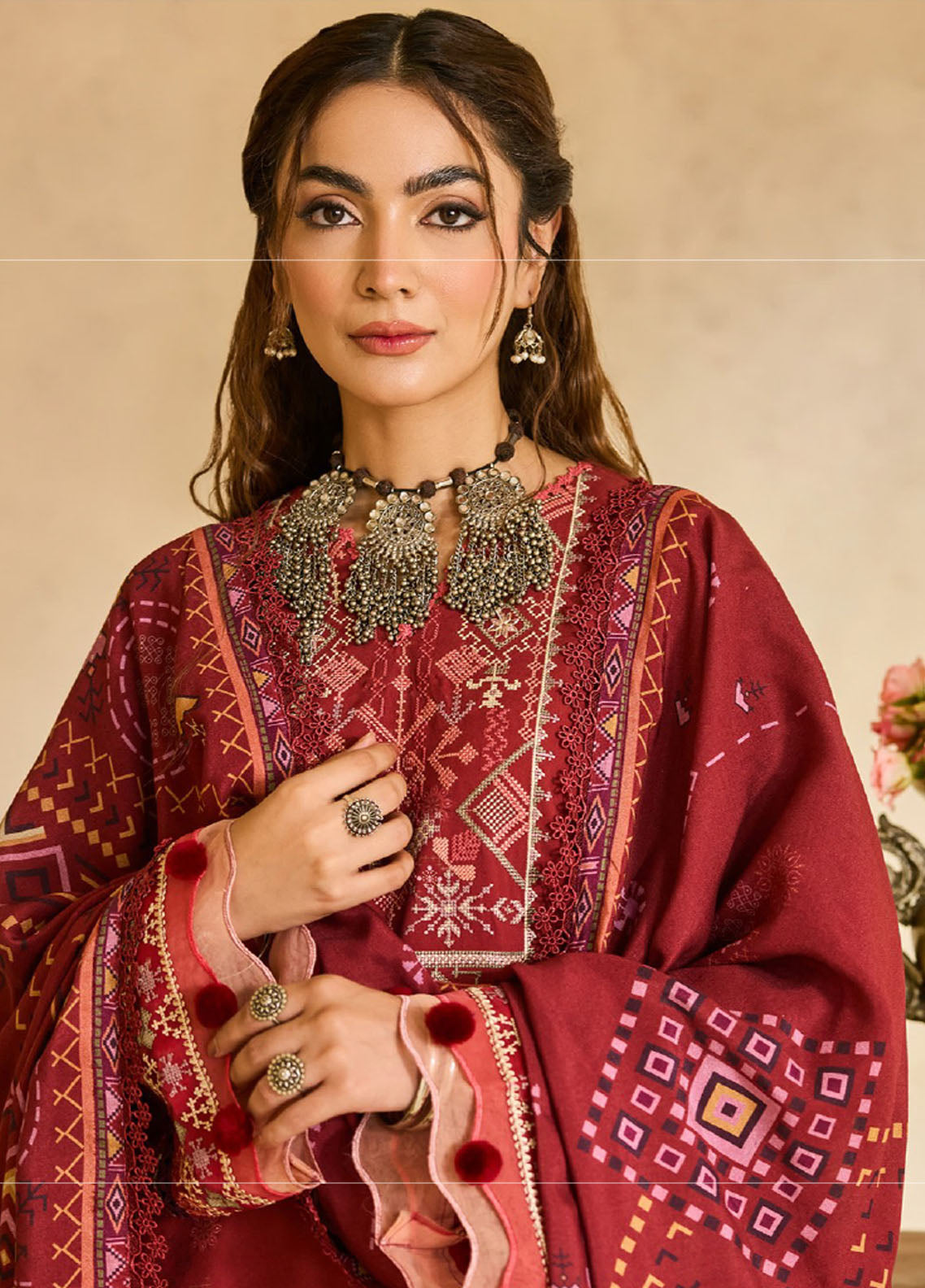 Zync By Florent One Nation Embroidered Linen 3 Piece Unstitched Suit FL25ZONWV1 D-FON-4A Zync By Florent One Nation Embroidered Linen 3 Piece Unstitched Suit FL25ZONWV1 D-FON-4A