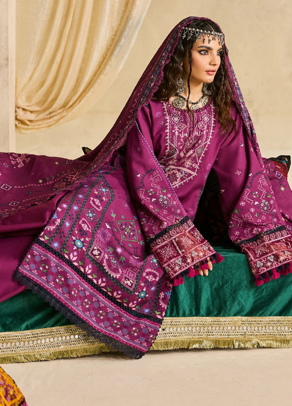 Zync By Florent One Nation Embroidered Linen 3 Piece Unstitched Suit FL25ZONWV1 D-FON-4B Zync By Florent One Nation Embroidered Linen 3 Piece Unstitched Suit FL25ZONWV1 D-FON-4B