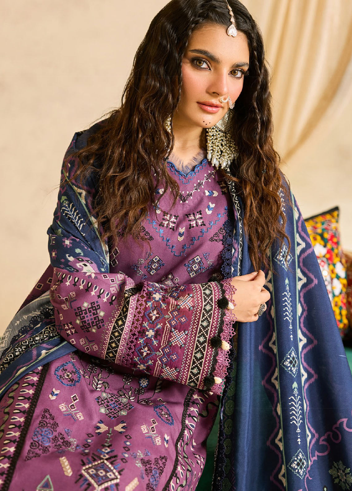 Zync By Florent One Nation Embroidered Linen 3 Piece Unstitched Suit FL25ZONWV1 D-FON-5B Zync By Florent One Nation Embroidered Linen 3 Piece Unstitched Suit FL25ZONWV1 D-FON-5B