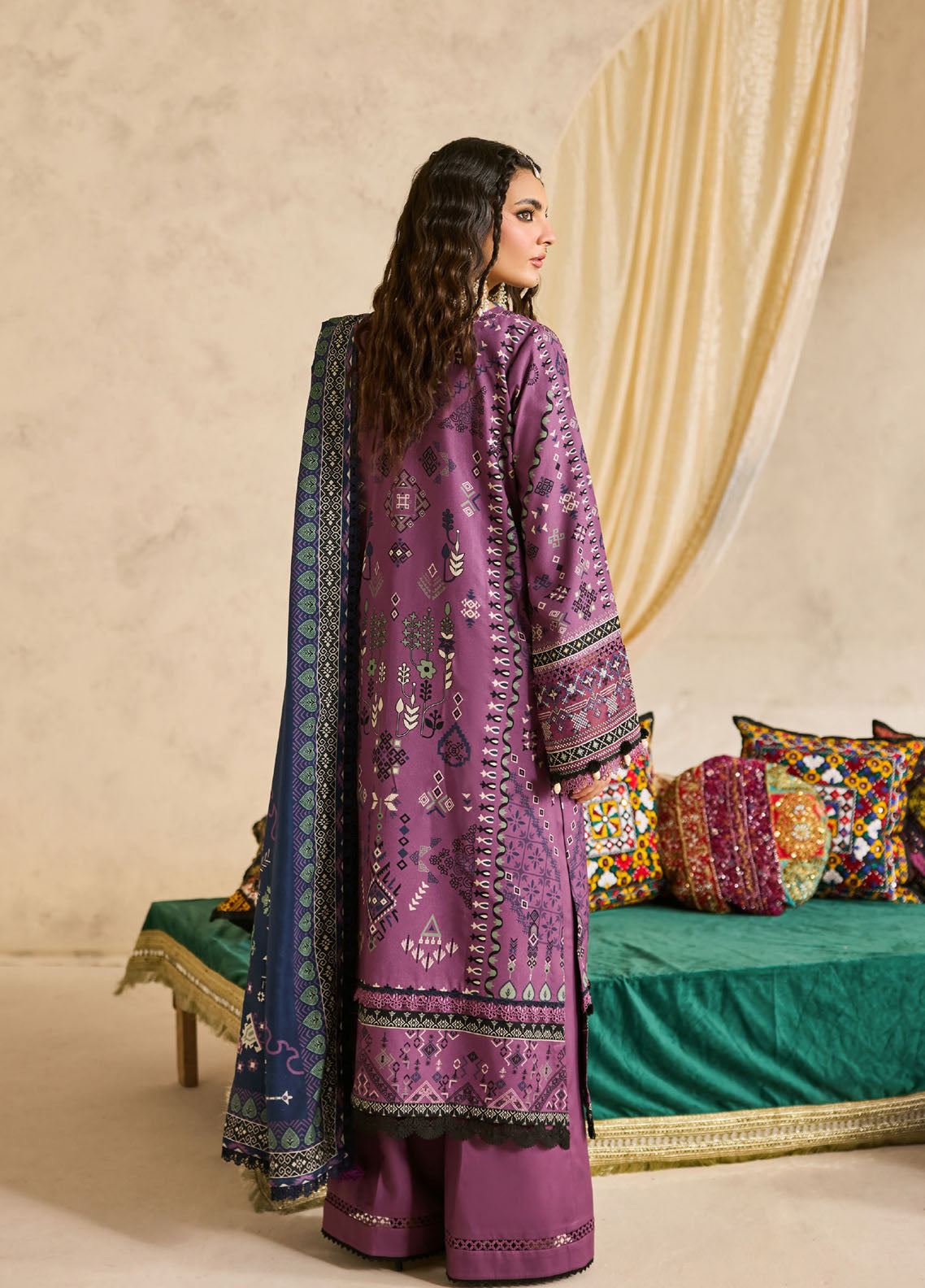 Zync By Florent One Nation Embroidered Linen 3 Piece Unstitched Suit FL25ZONWV1 D-FON-5B Zync By Florent One Nation Embroidered Linen 3 Piece Unstitched Suit FL25ZONWV1 D-FON-5B