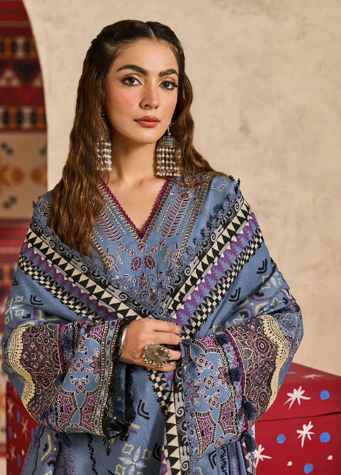 Zync By Florent One Nation Embroidered Linen 3 Piece Unstitched Suit FL25ZONWV1 D-FON-6A Zync By Florent One Nation Embroidered Linen 3 Piece Unstitched Suit FL25ZONWV1 D-FON-6A