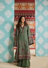 Zync By Florent One Nation Embroidered Linen 3 Piece Unstitched Suit FL25ZONWV1 D-FON-6B
