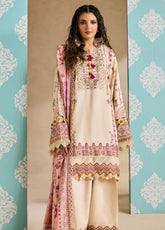 Zync By Florent One Nation Embroidered Linen 3 Piece Unstitched Suit FL25ZONWV1 D-FON-7B