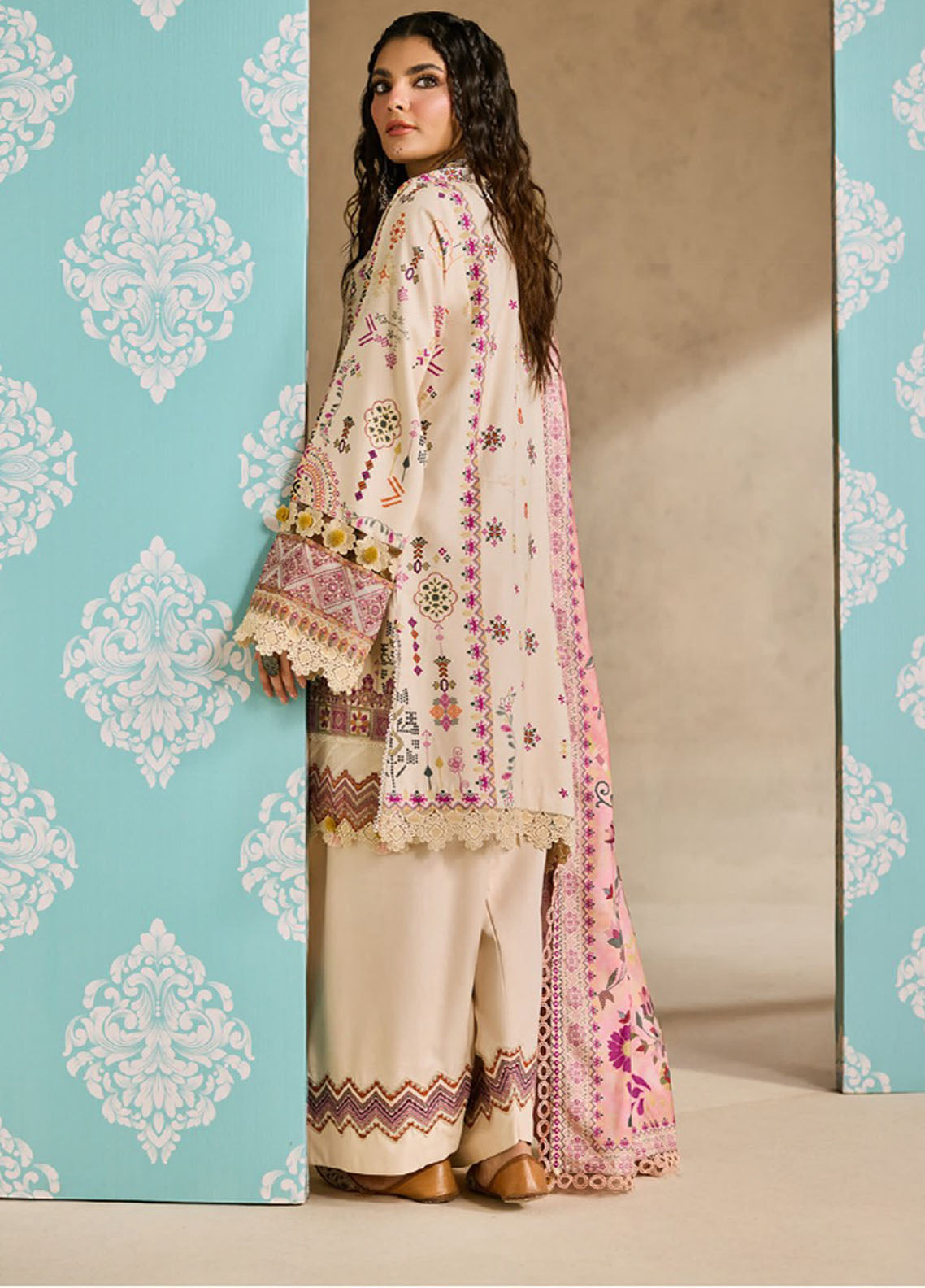 Zync By Florent One Nation Embroidered Linen 3 Piece Unstitched Suit FL25ZONWV1 D-FON-7B Zync By Florent One Nation Embroidered Linen 3 Piece Unstitched Suit FL25ZONWV1 D-FON-7B