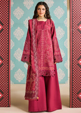 Zync By Florent One Nation Embroidered Linen 3 Piece Unstitched Suit FL25ZONWV1 D-FON-8B