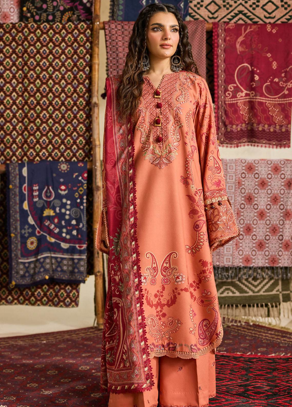 Zync By Florent One Nation Embroidered Linen 3 Piece Unstitched Suit FL25ZONWV1 D-FON-9B Zync By Florent One Nation Embroidered Linen 3 Piece Unstitched Suit FL25ZONWV1 D-FON-9B
