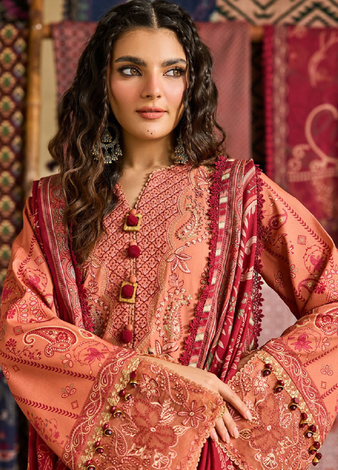 Zync By Florent One Nation Embroidered Linen 3 Piece Unstitched Suit FL25ZONWV1 D-FON-9B Zync By Florent One Nation Embroidered Linen 3 Piece Unstitched Suit FL25ZONWV1 D-FON-9B